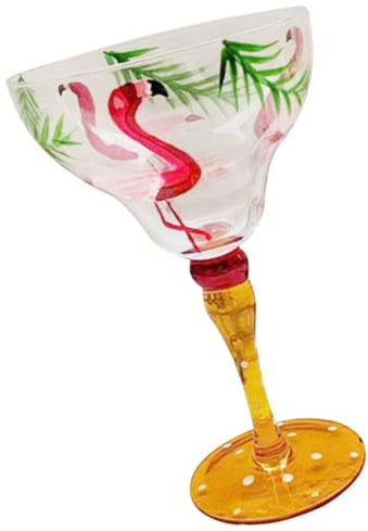 PRETYZOOM Painted Wine Glass Multi-Function Glass Cocktail Cups Stylish Wine Cup for Party Accessory Household Use