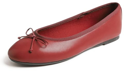 Feversole Women's Fashion Round Toe Ballet Flat,Bailarina Punta Redonda para Mujer