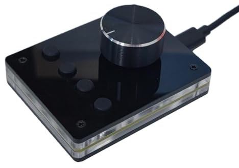 Azxcvbnm USB-Lautstärkeneinstellungsknopf Lautstärkeneinstellung Tastaturen PC Sound USB Lautstärkeregler Multimedias Controller USB-Adapter