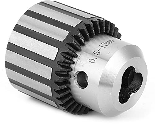 Taladro de Llave con Portabrocas B16 de 0,5-13 Mm para Taladro de Torno, Cuerpo de Acero, Fuerte Impacto, Cojinete de Empuje, Resistente Al óxido, Recubierto con Pintura