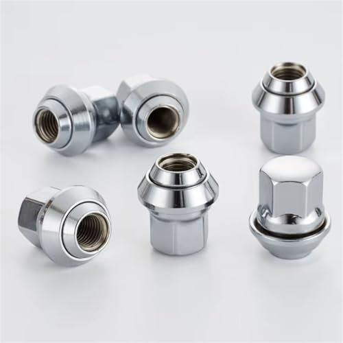 RAQXOLPB car radschrauben Kompatibel Mit Ford Für Focus 12x1,5 Reifenradmutter Autoradnabe Autozubehör 10 Stück Autoreifenmutter Radbolzen Radsicherungsmutter Schraube(M12X1.5-10PCS)