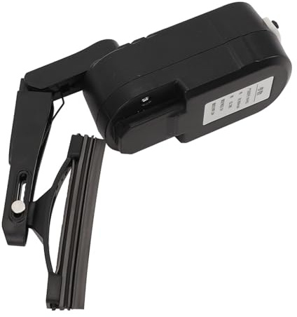 Essuie-glace pour Visière de Casque de Moto, Essuie-glace Rechargeable avec Interrupteur à 2 Vitesses, Essuie-glace Résistant à L'eau pour Visière de Moto, Batterie 800 MAh