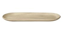 blomus Tablett -BAKI- | Serviertablett aus FSC Holz | Farbe Oak | Größe S 23x10 cm | Dekotablett für Küche & Wohnzimmer