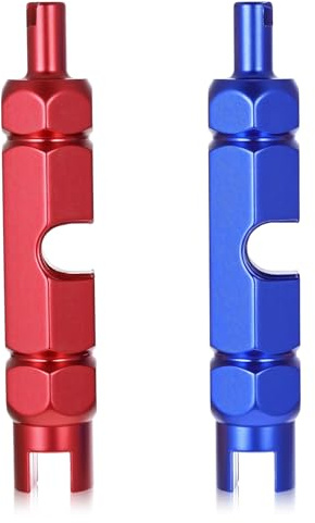 FdcZeyxior Bike Valve Core Remover Tool Valve Stem Remover Aluminum Alloy Repair Tool for Mountain Road Bicycle Tubeless Tires