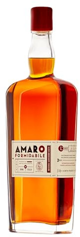 Amaro Formidabile – 700 ml: elisir amaricante finissimo preparato artigianalmente con piante aromatiche ed officinali. Solo ingredienti naturali – 32,5% ABV.