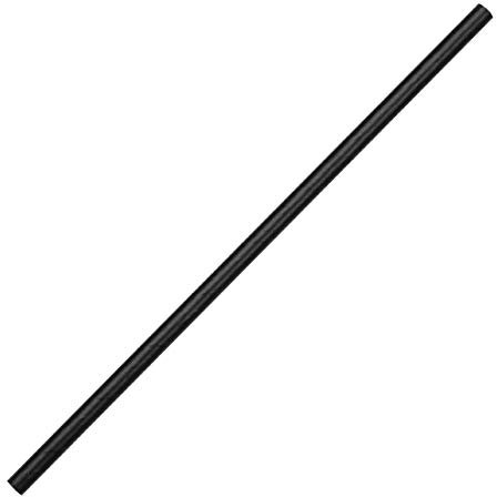 Fiesta Disposable Paper Straws Black (250 Pack) - Multilayered, Long for Tall Drinks DE926