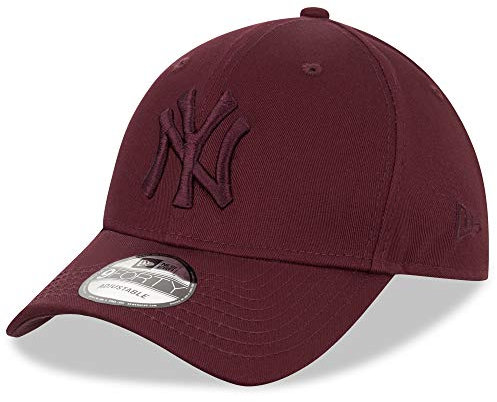 New Era New York Yankees Cap 9forty Snapback Verstellbar Basecap MLB Kappe Baseball Weinrot - One-Size