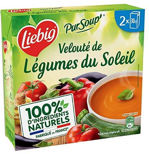 LIEBIG - Pursoup Velouté De Légumes Du Soleil Briques 600Ml - Lot De 2 - meilleure offre