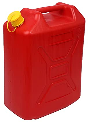 CGF- Benzinkanister Kraftstoffbehälter, Kunststoff-Gasbehälter mit eingebauter Ölleitung, tragbare Kraftstoff-Transfertanks für Motorräder und die meisten Autos, Rot (5L, 10L, 20L) mit UN-Zulassung
