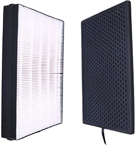 Purepower Ersatzfilterset passend für Philips AC1214/10 und AC2729/10 Luftreiniger, HEPA und Aktivkohle Filter, Ersetzt Philips FY1410/30 und FY1413/30