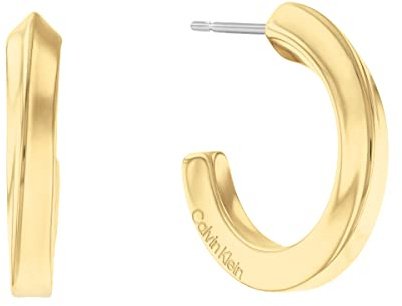 Calvin Klein Creolen für Damen TWISTED RING Kollektion aus Edelstahl - Erhältlich in Silber oder Gold