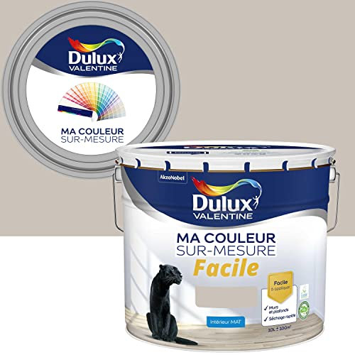 Ma Couleur Sur-mesure par Dulux Valentine – Peinture Intérieure Murs, Plafonds, Boiseries - Facile à appliquer - Mat Grain de Sable 10 L