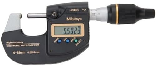 Mitutoyo 293-100-20 ABS Digital-Mikrometer MDH-25MC, 0-25 mm