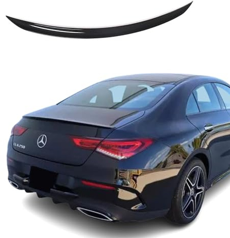 Spoiler Posteriore Alettone Per Mercedes CLA W118 C118 Nero Lucido