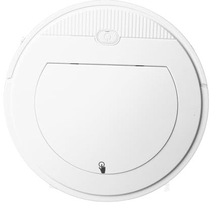 Spazzatrice Automatica, Spazzatrice per Pavimenti Intelligente Batteria da 3,7 V 1800 MAh con Kit Spazzole per la Pulizia della Casa