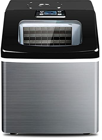 Macchina per il ghiaccio portatile da bancone, cubetti di ghiaccio pronti in 12-20 minuti, produce 25 kg di ghiaccio in 24 ore con display a LED perfetto per feste, bevande miste, macchina per ghiacc