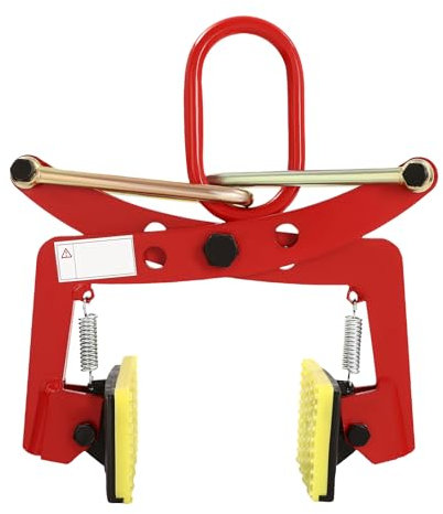 Versetzzange 280kg Steinzange Verstellbare Öffnung 10-24cm Steinklammerzange Hebezange Steinzange Durchmesser Bordsteinzange Hebezange Bordstein für Stein Anheben und Transportieren