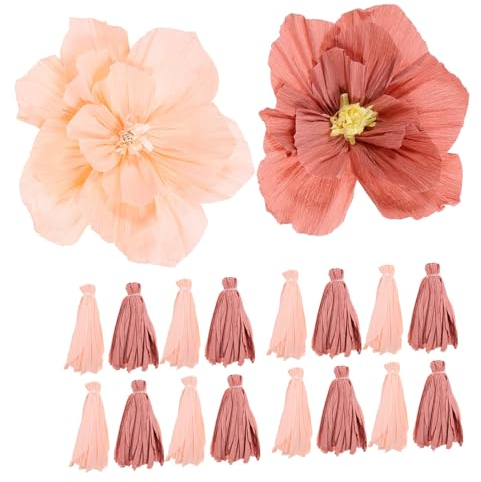 BELLIFFY 20 Stück Stereoskopische Papierblumen Kunstliche Blumendekoration Für Zuhause Diy-basteln Party Und Hochzeitsdekoration