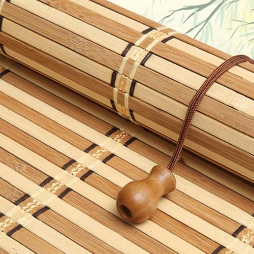 Bambus Rollo Retro Bambusrollo 70cm 115cm 60cm 165cm 85cm breit Sichtschutz Raffrollo Jalousie aussen Sonnenschutz verdunkelungsrollo