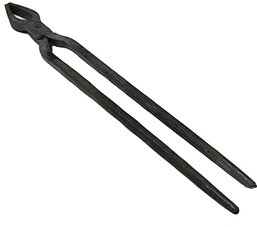 ZYGPH Tenazas de Herrero Tenazas de Herrero Tenazas de Herrero de Punta Plana para Ingeniero Forja de Herrero Tenazas de Herrero de 50 cm y 1 kg para forja de Yunque