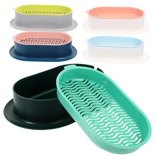 PartyKindom 5 Piezas Macetas Hidropónicas para Hierba de Gato Soilless Planting Box con Diseño Práctico y Fácil Limpieza Caja Conveniente para Crecimiento Saludable de Plantas para Gatos