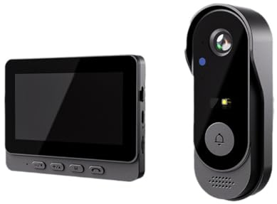 X8 Home Smart Video Doorbell, featuring a display screen, two-way audio, and HD video surveillance