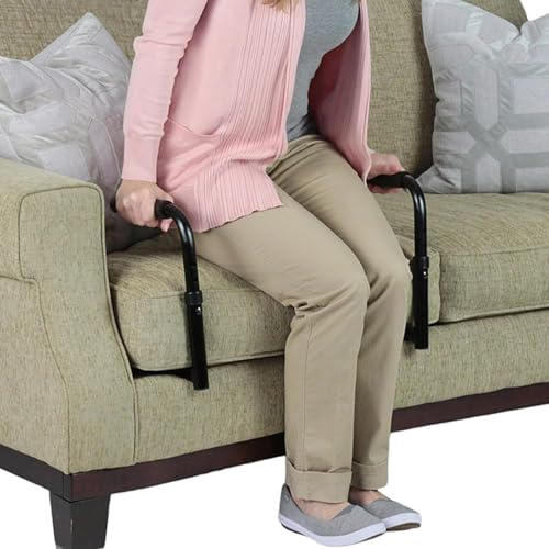 Yagosodee Sofa Stand Assist, Safety Grab Bar Mobility Standing Aid Rail Assistance Handle for Sitting Sofa Home for Patients Elderly Seniors and Disabled, Black
