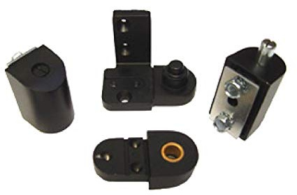 Pacific Doorware YKK Style Storefront Door Pivot Hinge Set in Dark Bronze - Choose Handing (Left Hand) (Duronotic Bronze, Left Hand)