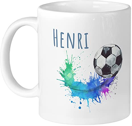 GRAZDesign Tasse mit Namen personalisiert Autos Jungen, personalisiertes Geschenk Weihnachten Geburtstag, Kakaobecher, Keramik, 330ml