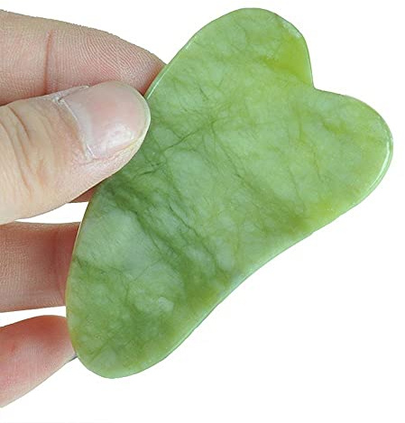 GUA SHA-Board Jade Range Natürliche Gesichtsmassagegerät Gesichtsmassagegerät Muskel-Entspannung, die feine feine Gouache ausdehnt-Stil A.