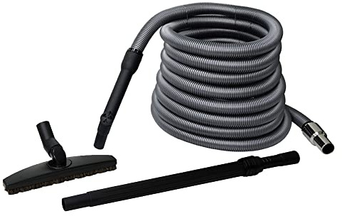 Kit accessori standard per aspirapolvere centralizzato con tubo tradizionale mt 9 e spazzola per legno (9 metri)