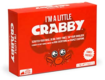 Exploding Kittens I'm a little crabby 4-10 giocatori, dai 7 anni in su, 15 minuti per giocare, gioco di carte Sneaky Matching – Gioco di feste, ideale per serate in famiglia, bambini e adulti