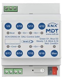 MDT technologies DALI Control 2x64 Gateway 4TE, REG SCN-DA642.04
