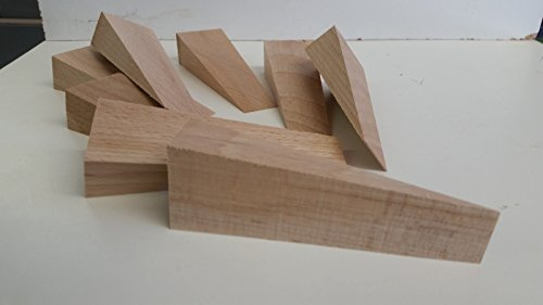 10 Hartholzkeile 170x40x20 mm