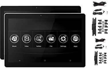 Lettore DVD portatile per lettori video per poggia Monitor for poggiatesta for auto da 10,1 pollici HD 1080P Video Touch Screen WIFI/Bluetooth/USB/SD//FM Lettore video MP5 con schermo rotante HD(Color