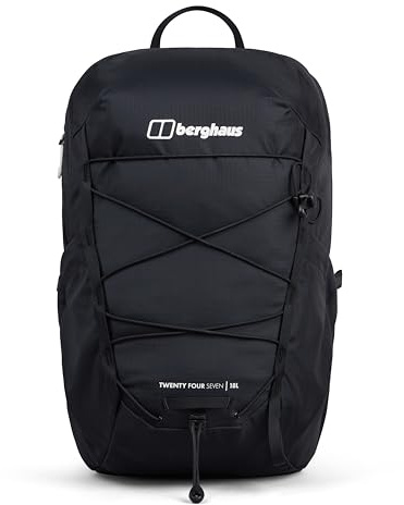 Berghaus Unisex 24/7 Rucksack | Bequemer Sitz | Strapazierfähiges Design | Rucksack für Damen und Herren Rucksack, Schwarz/Schwarz, Einheitsgröße