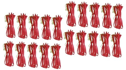 Amosfun 200 Stk Outdoor-Einkaufstasche Melonennetze Obst-Einkaufstüte Netz-Einkaufstasche - Einkaufsbeutel Netztasche tragbare Wiege Netzbeutel einkaufen Einkaufs-Aufbewahrungstasche rot