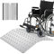 XINZI Rampa de umbral para sillas de ruedas, de aluminio, antideslizante, portátil, con asas, capacidad de carga de 270 kg (100 x 70 x 10 cm)