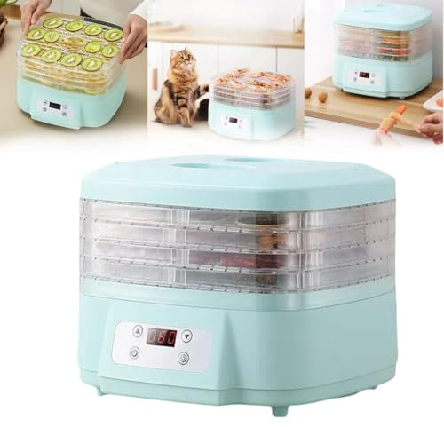 Freeze Dryer Machine For Home For Candy & Snacks, Food Dehydrator Machine with Digital Adjustable Timer and Temperature Control, for Beef Fruits Meat Vegetables (5 layers-220v)