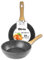 IPEA Padella Antiaderente Saltapasta per Pasta e Fritture - Induzione e Fornello a Gas - 20 cm - Wok - Padella Anti Aderente in Alluminio per Saltare la Pasta, Friggere Verdure, Risotto