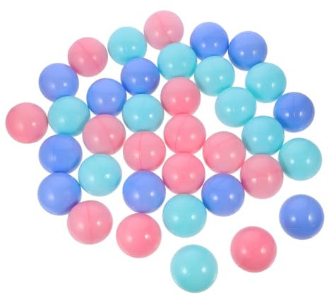 FUNNETOYU Bolas Oceánicas para Niños Juego Infantil 100 Piezas Macaron Colores Pastel Sin Tóxicos Piscina Bolas para Fosos y Áreas De Juego Interiores y Exteriores