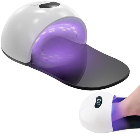 Appareil Traitement Laser Mycose Ongles Traitement Des Orteils Multiples Et Pieds Confortables 905 nm et lumière bleue 470 nm, 30 perles lumineuses, Avec écran numérique et fonction de minuterie