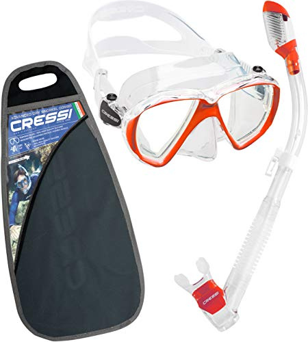 Cressi Set Ranger & Dry Clear/RED