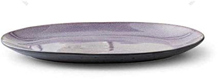 Zone Denmark BITZ Platte oval 36 x 25 cm Schwarz/Lila