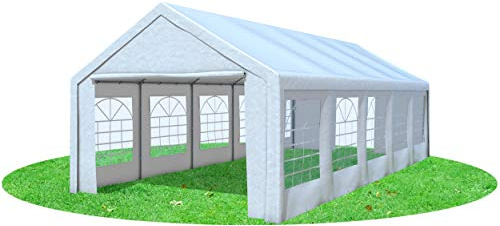 Stabilezelte 4x9m Partyzelt, Classic PRO PE Weiss