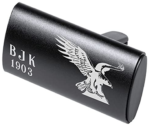 Auto Logo Parfüm Lufterfrischer BJK 1903 Duft Spender Auto Emblem Duftspender Auto Entlüftungs-Parfüm Klimaanlage, Geruch Entfernen, Araba Kokusu Parfüm Schwarz