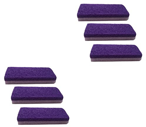 FRCOLOR 6stücke Teiliges Fußpeeling Schwamm Aus Vulkanstein Exfoliator Für Pediküre Zur Entfernung Von Verhornter Haut Und Hornhaut Für Weiche Und Glatte Füße
