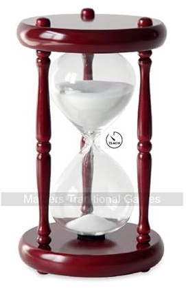 Dal Negro Wooden Chess Hourglass - 15 Minute