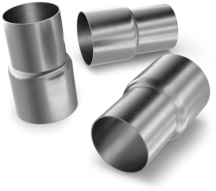 Riduttore universale per tubi da Ø 38 mm fino a Ø 75 mm, adattatore per saldare, riduzione, raccordo per tubo di scarico (Ø 45 mm su Ø 55 mm [interno])