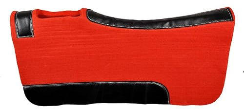 EQUIGEAR Westernpferd-Filzpad/Konturpad aus hochwertigem Wollfilz in den Größen 32 x 32 Zoll und 30 x 30 Zoll HY76 (32X32)